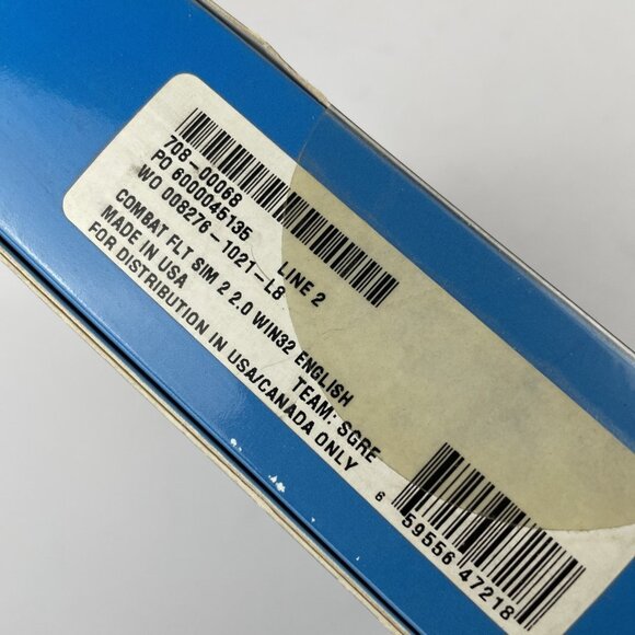 Combat Flight Simulator 2: WW II Pacific Theater, 2000, Big Box, New & Sealed - Picture 6 of 8